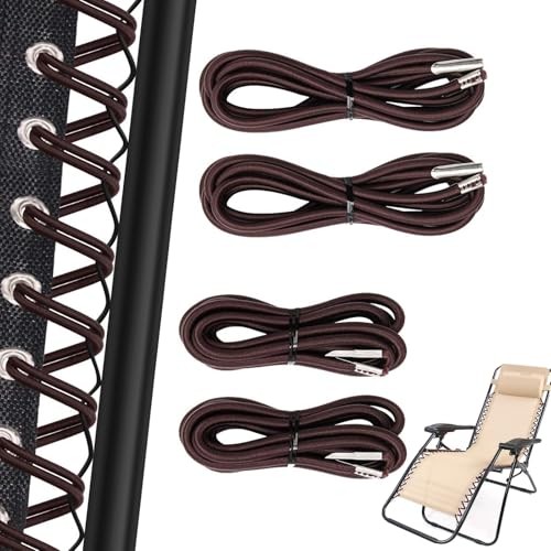Zero Gravity Chair Replacement Cord,Antigravity Chair Replacement,4 Pack Brown