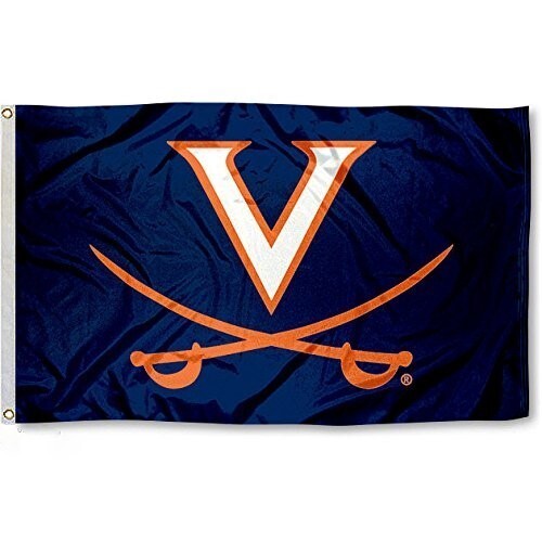 VIRGINIA CAVALIERS 3'X5' FLAG BANNER ***100% FULL COLOR ON BOTH SIDES OF FLAG***