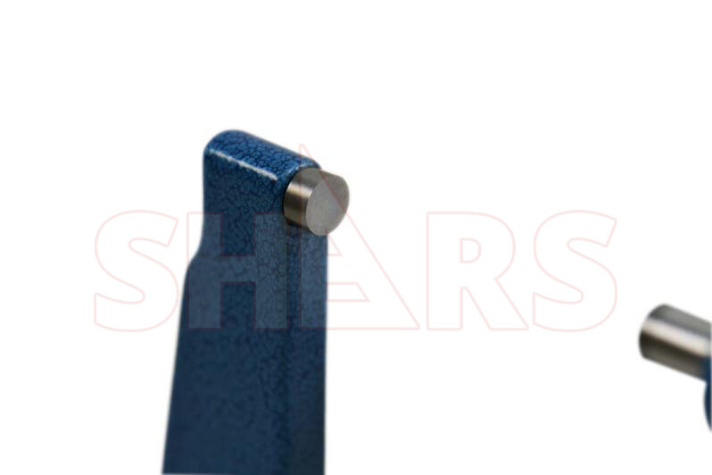 SHARS 1 - 2" PRECISION DEEP THROAT MICROMETER CARBIDE .0001" 6" DEEP NEW M}