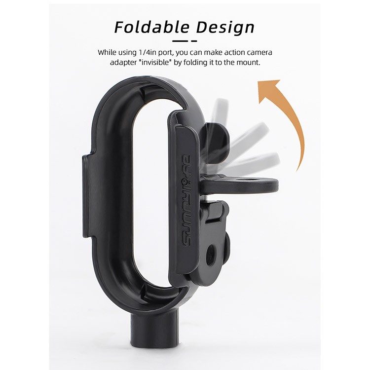 Mount Adapter Support Horizontal and Vertical Shooting Accessory for Insta GO 3