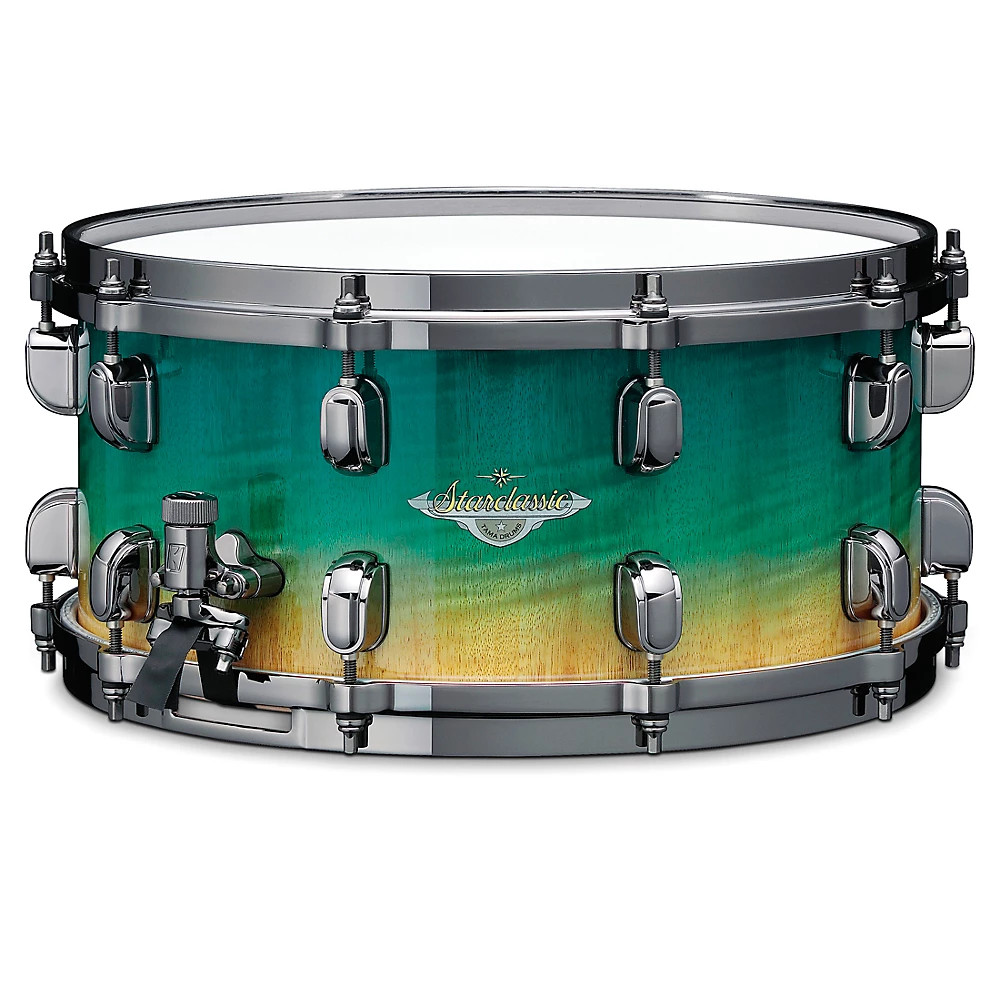 TAMA Starclassic Maple Snare Drum 14 x 6.5 in. Marine Shoreline Movingui Fade