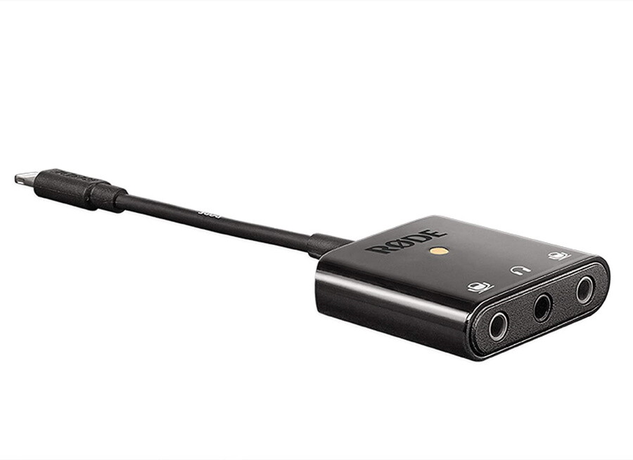 Rode SC6-L Dual TRRS Input Lightning Mobile Interface for Apple iOS Device, New!