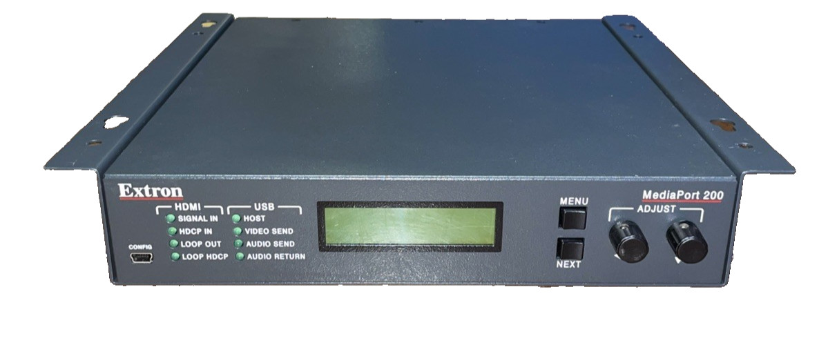 Extron MediaPort 200 HDMI Streaming Encoder USB Audio DSP Scaler LAN