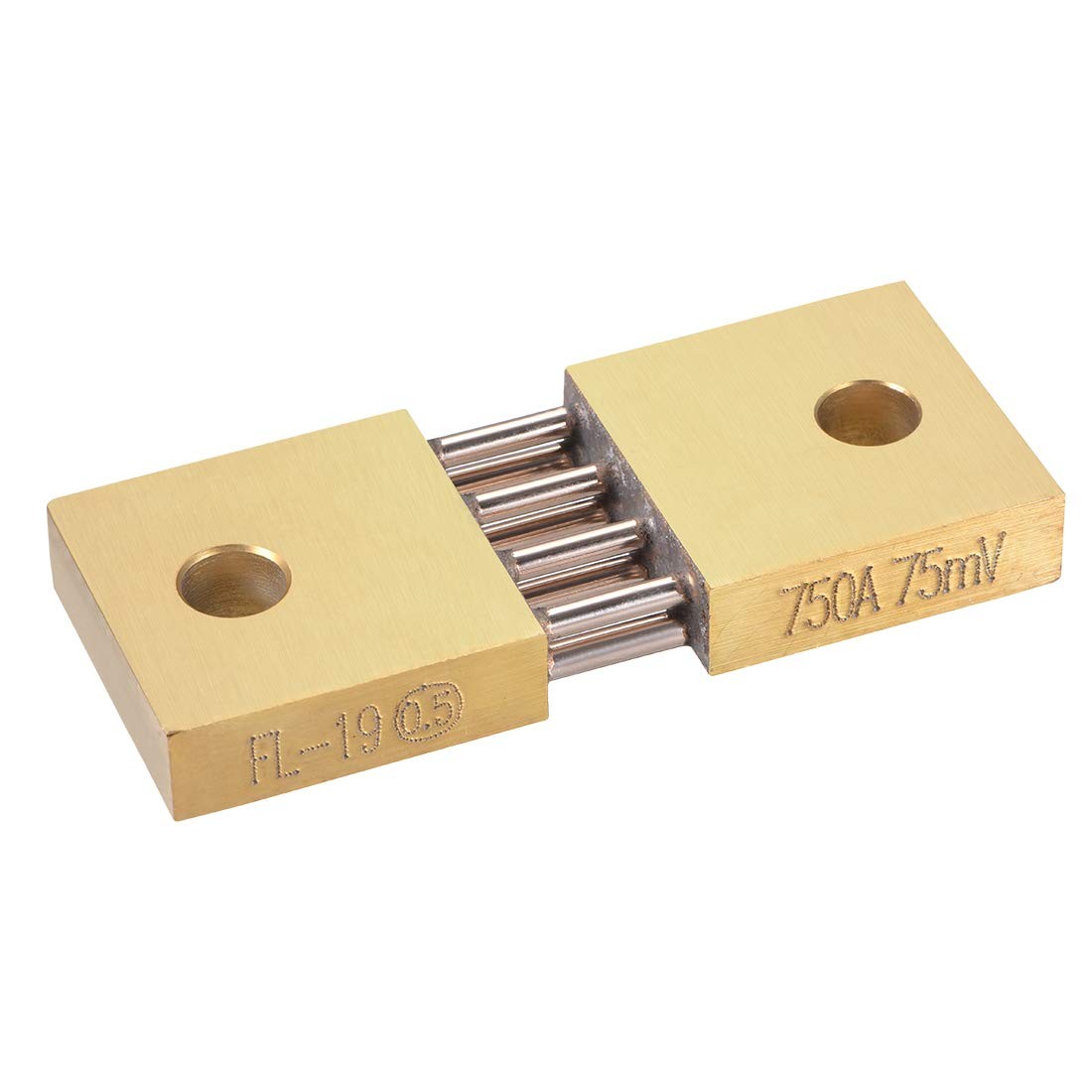 uxcell Shunt Resistor 750A 75mV for DC Current Ammeter Analog Panel Meter...