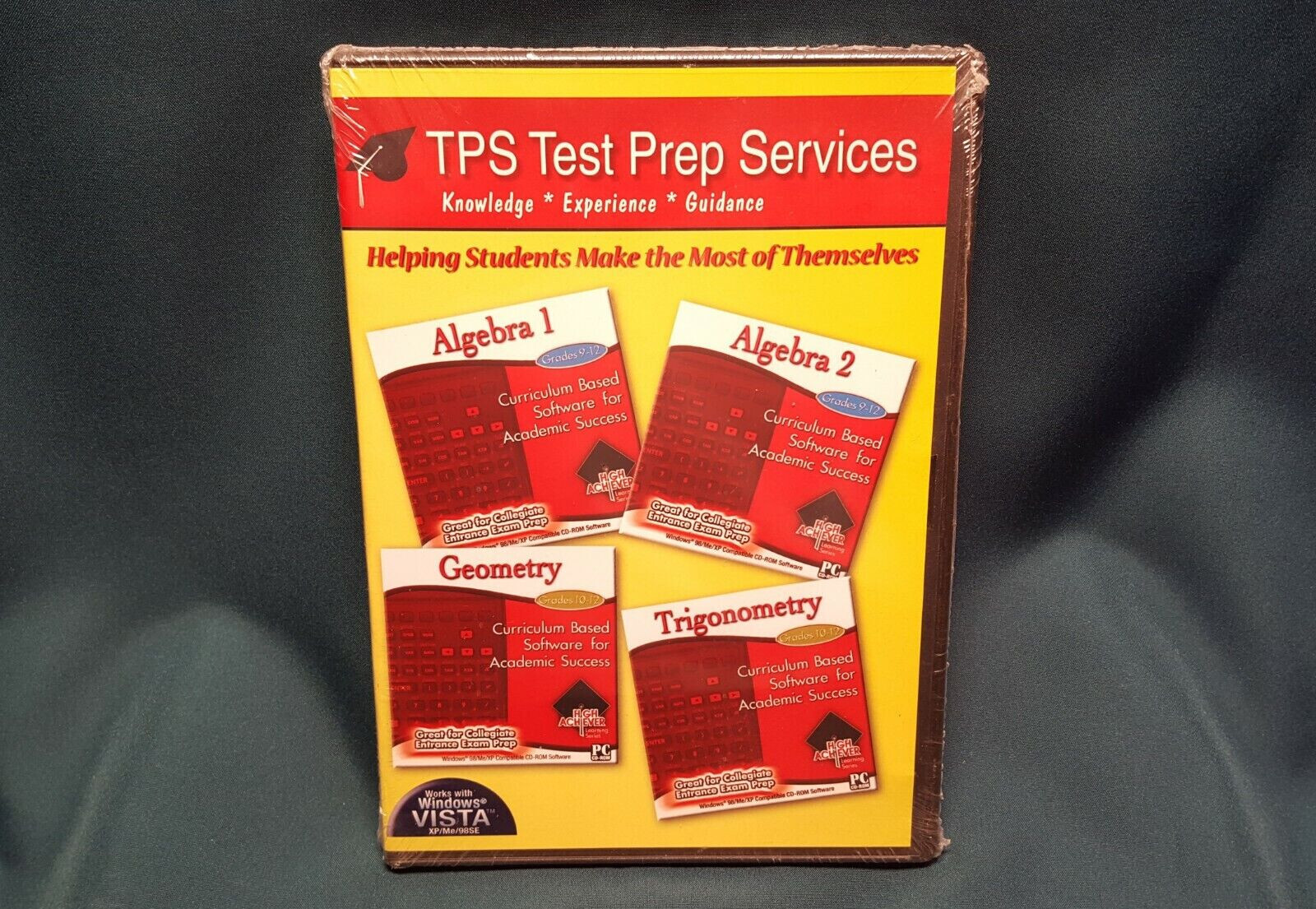 TPS Test Prep Services (Algebra 1, 2) (Geometry) (Trigonometry) Sealed / CD-ROM
