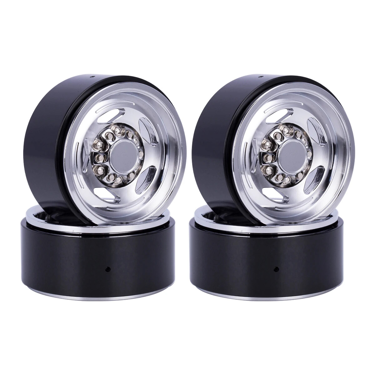 4 x 1.9" Metal Beadlock Wheel Rim for RC4WD D90 AXIAL CC01 TRX4 90046 RC Crawler