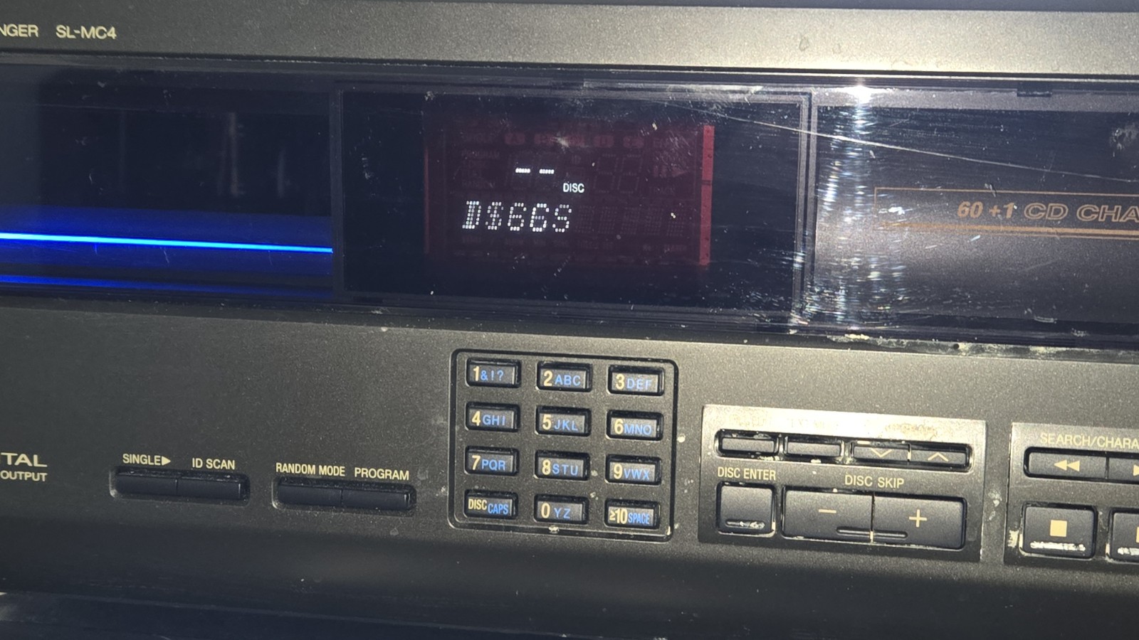 Technics Vintage SL-MC4 60 Disc CD Player Tested Working