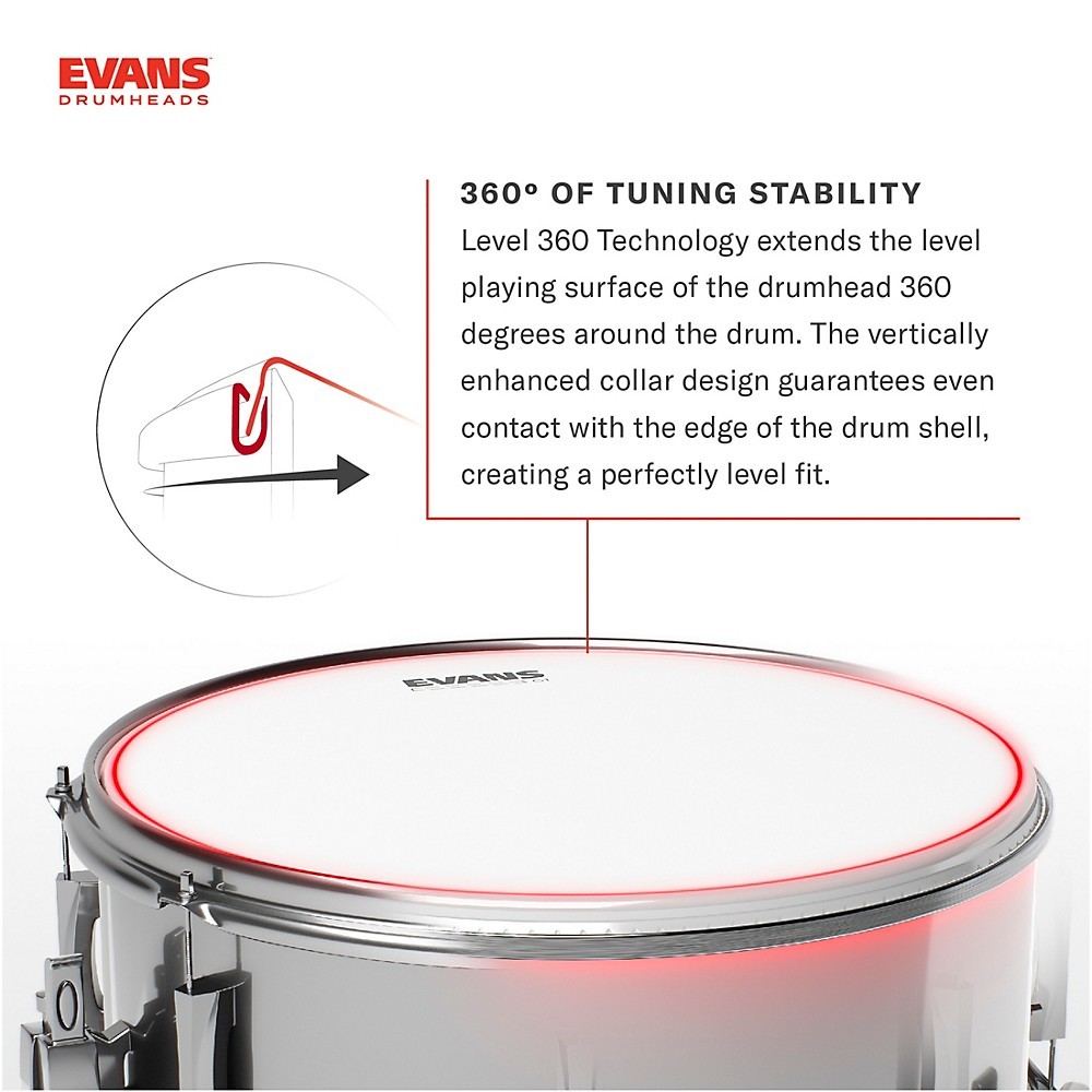EVANS UV1 Reverse Dot Coated Snare Batter Drum Head 13 in.