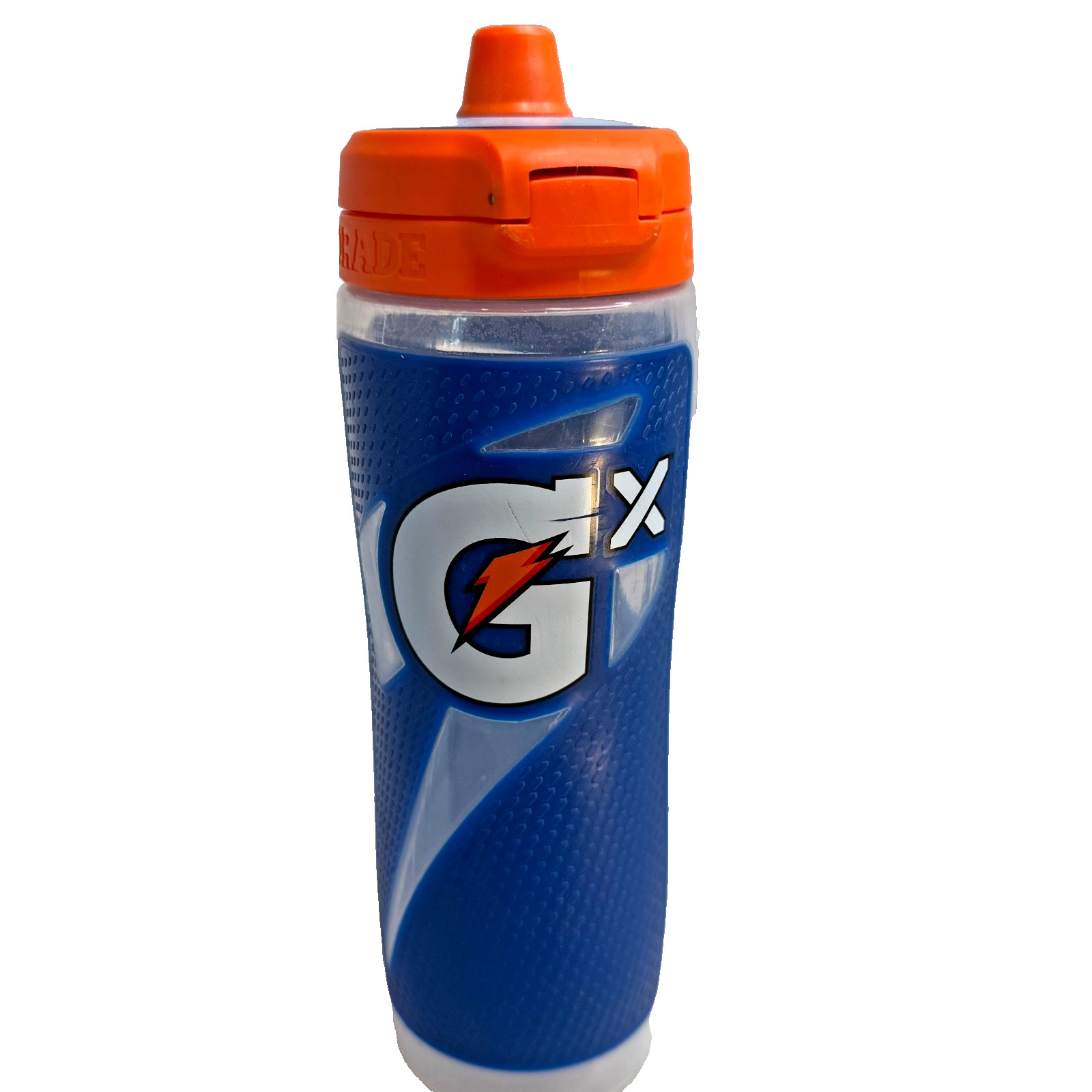 Gatorade Gx Water Bottle ACC Football Sideline 30oz Squeeze Blue Hydration EUC-