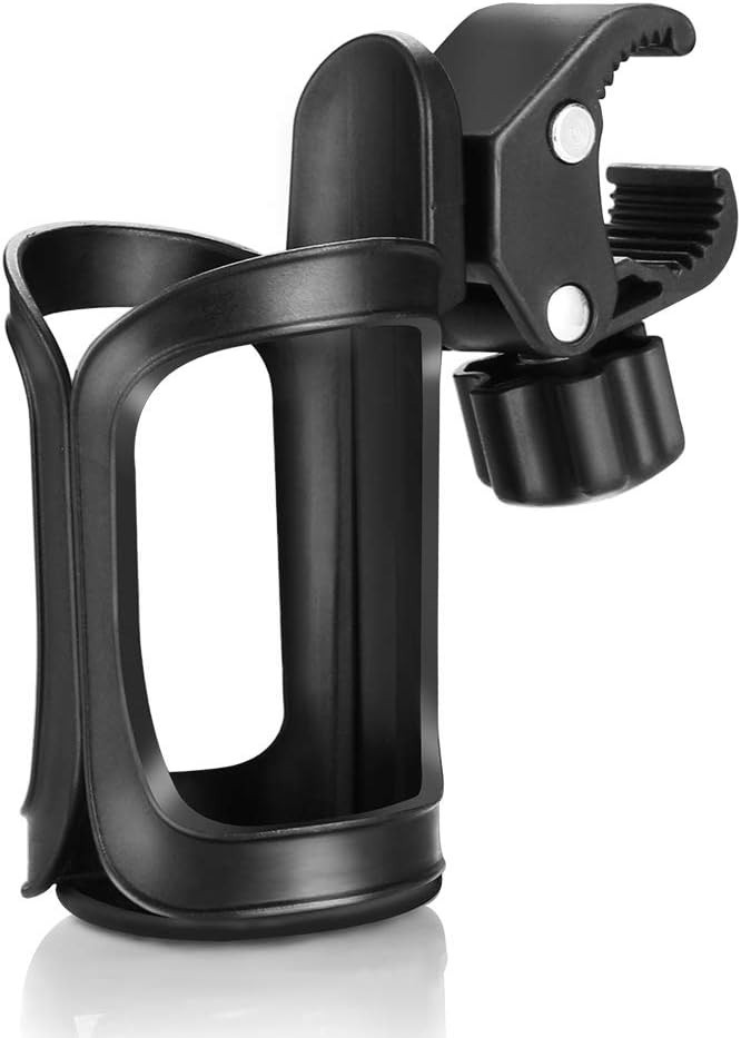 Versatile Universal Cup Holder for Stroller, Walker & Bike - Spill-Proof Design
