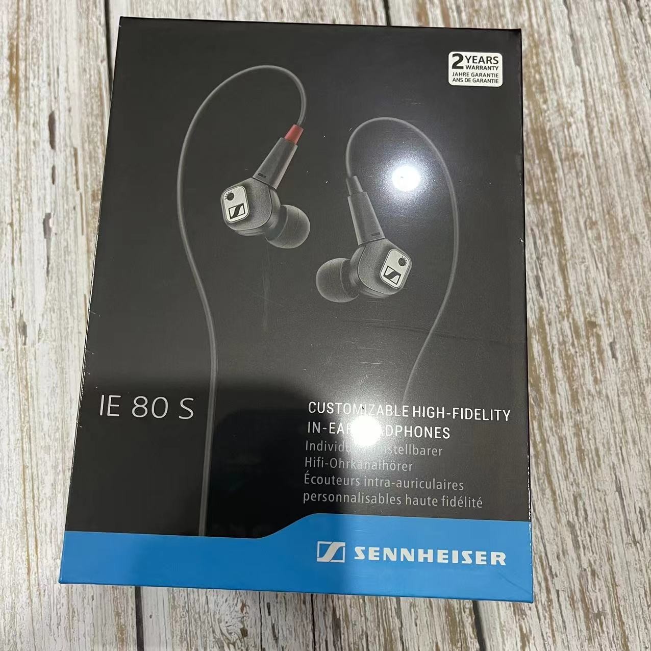 Sennheiser IE80S In-Ear High-Fidelity Wired Earphones Black Brand New & Sealed