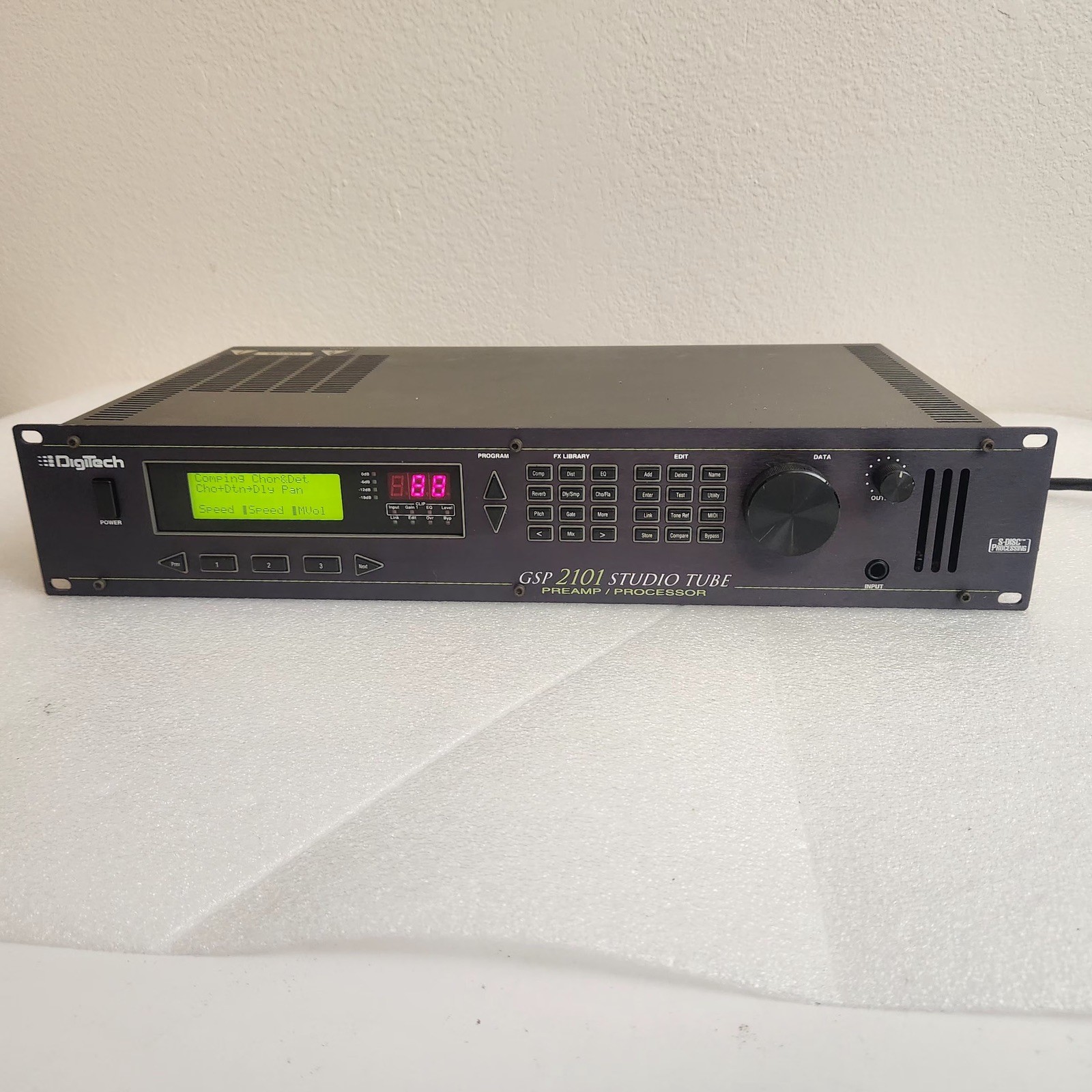 Digitech GSP2101 Guitar Studio Tube Preamp Multi-Effects Processor rack gsp 2101