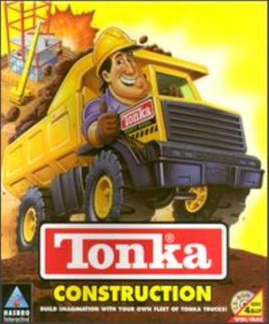 Tonka Construction PC MAC CD drive heavy machinery bulldozer dump trucks game!
