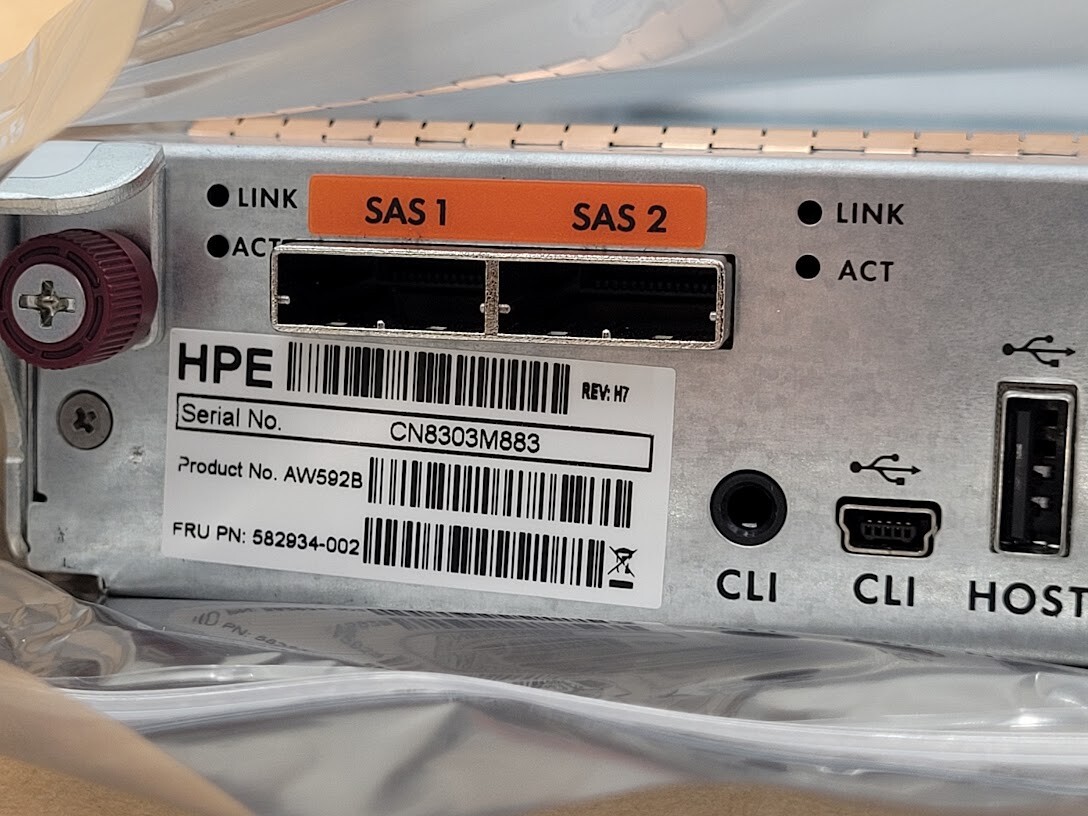 HP AW592B Storageworks MSA P2000 G3 SAS Controller 582934-002 SPS-Controller