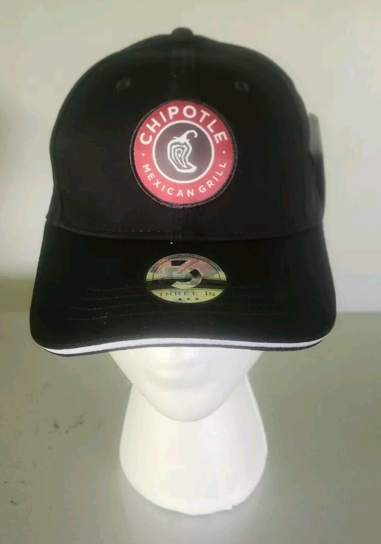 Chipotle Employee Ball Cap Hat Adjustable Baseball New With Tags