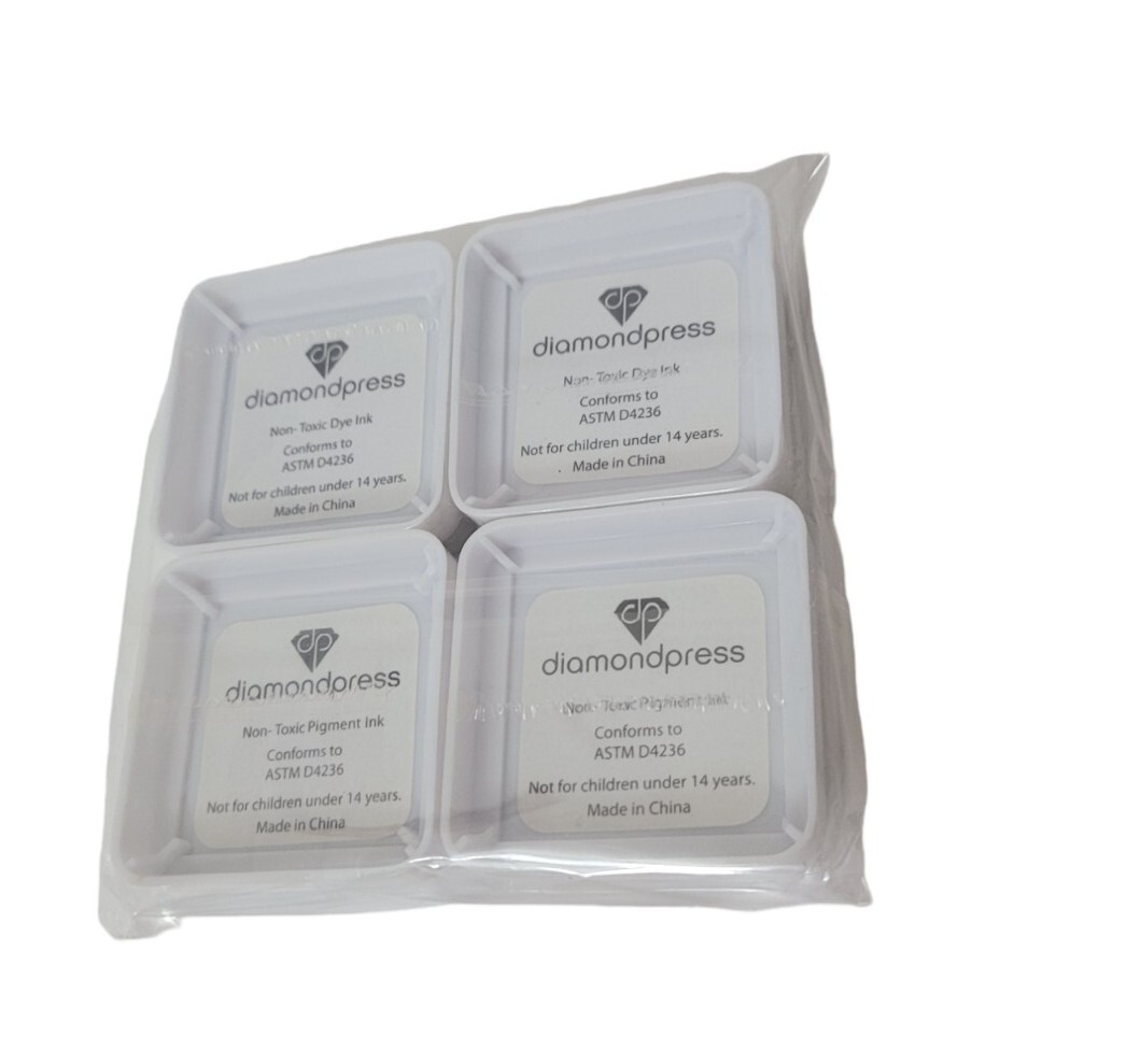 Diamond Press 9 Dye ink pads - NEW