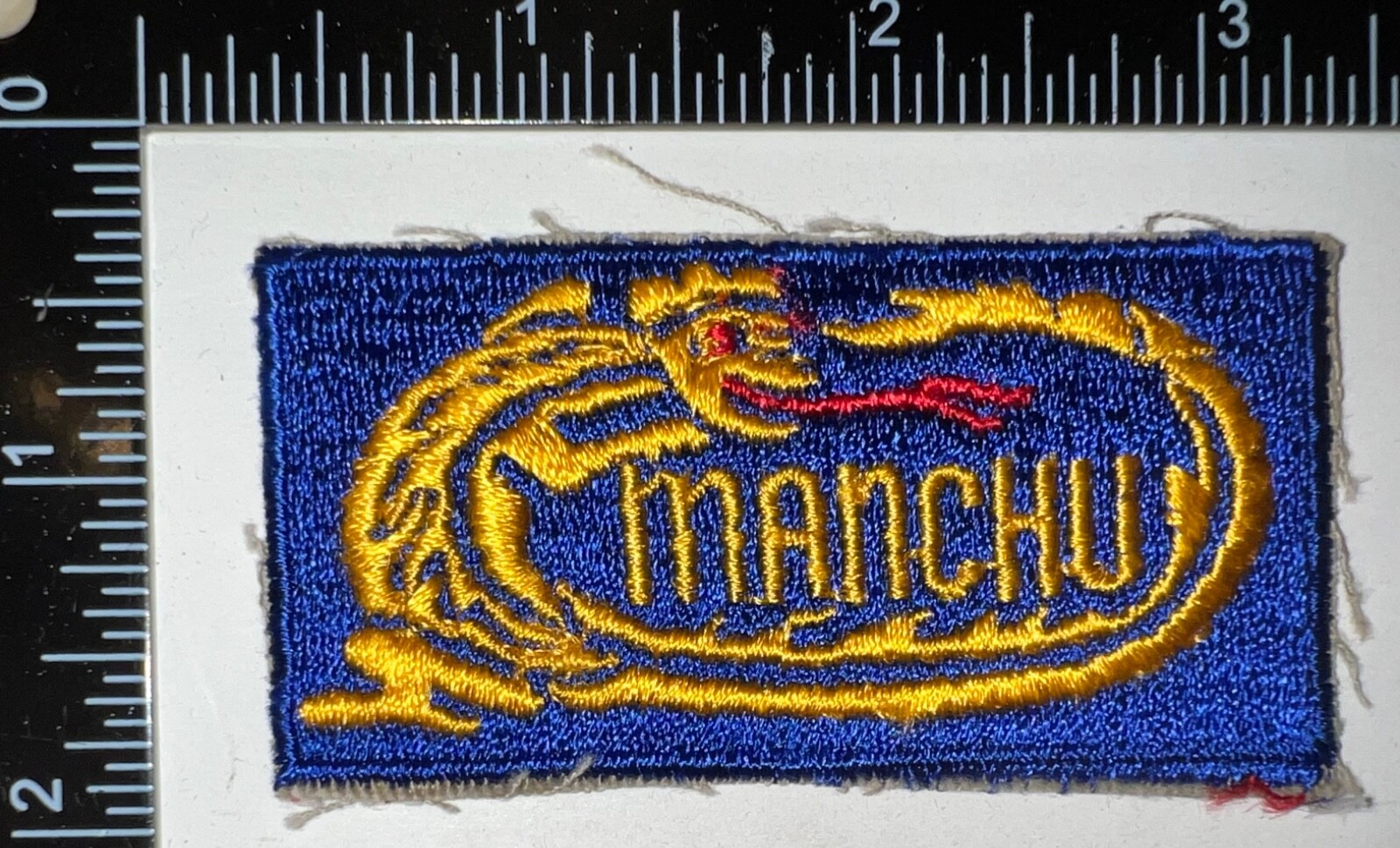 Cold War US Army 9th Infantry Regt 6th Bn Manchu Dark Blue US Made Patch