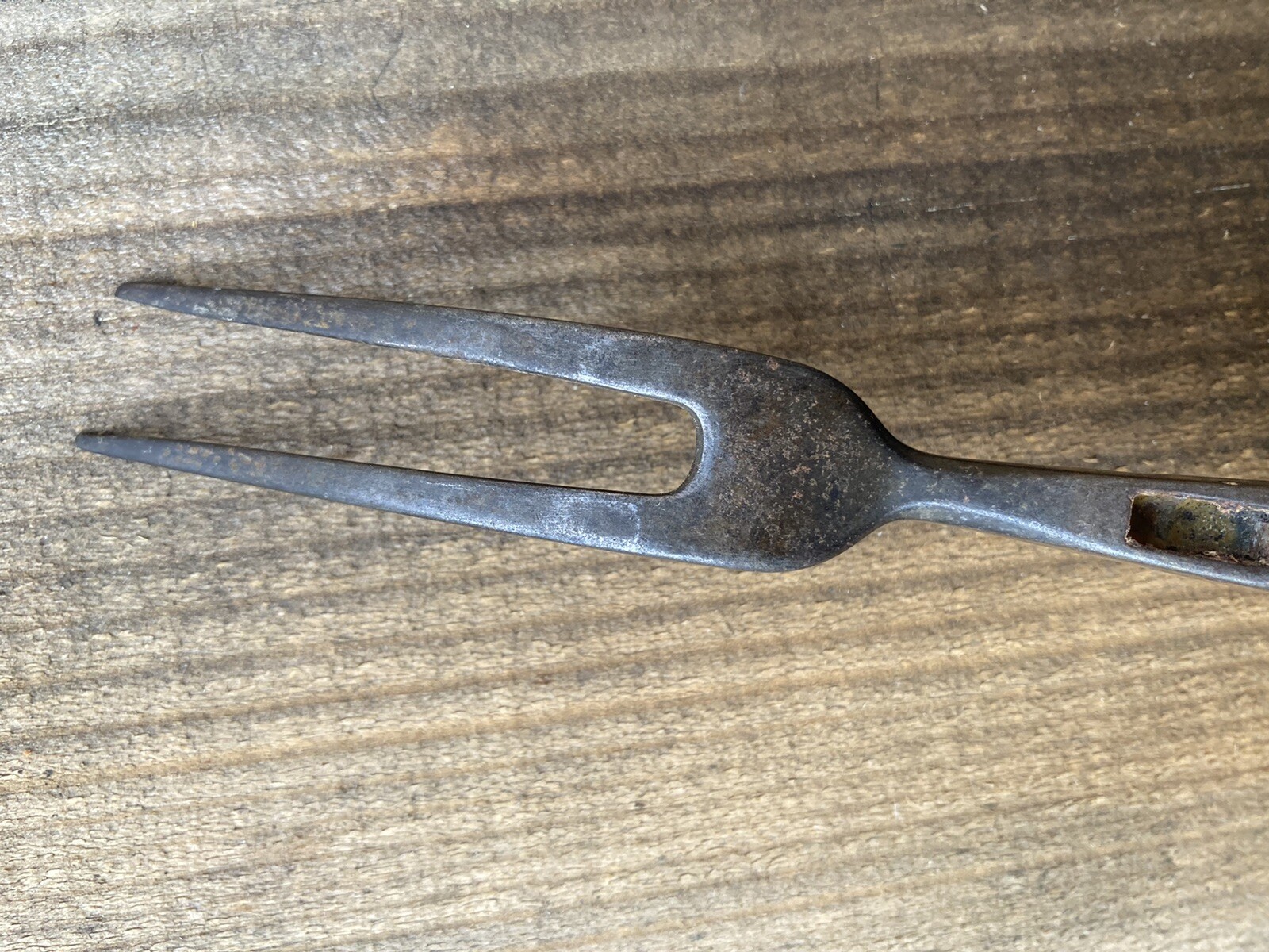 Primitive Fork Stag Horn Handle 10.5” Old