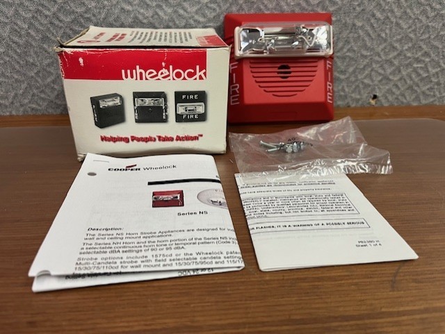 Wheelock NS-241575W-FR Horn Strobe; NOS New in open box