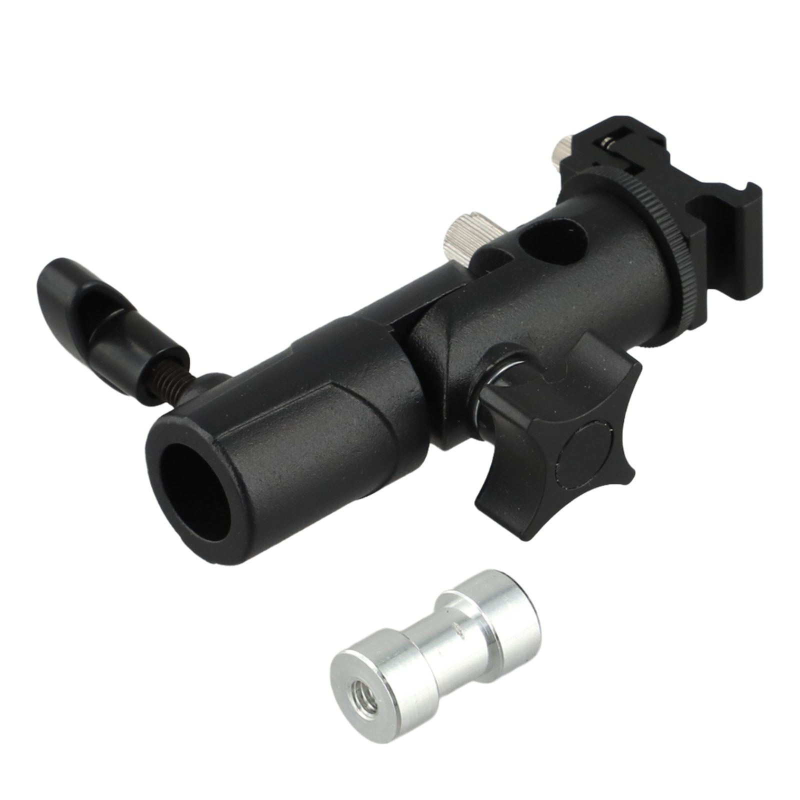 Metal Light Bracket with 1/4 Screw for For soft Reflective Umbrella Setup
