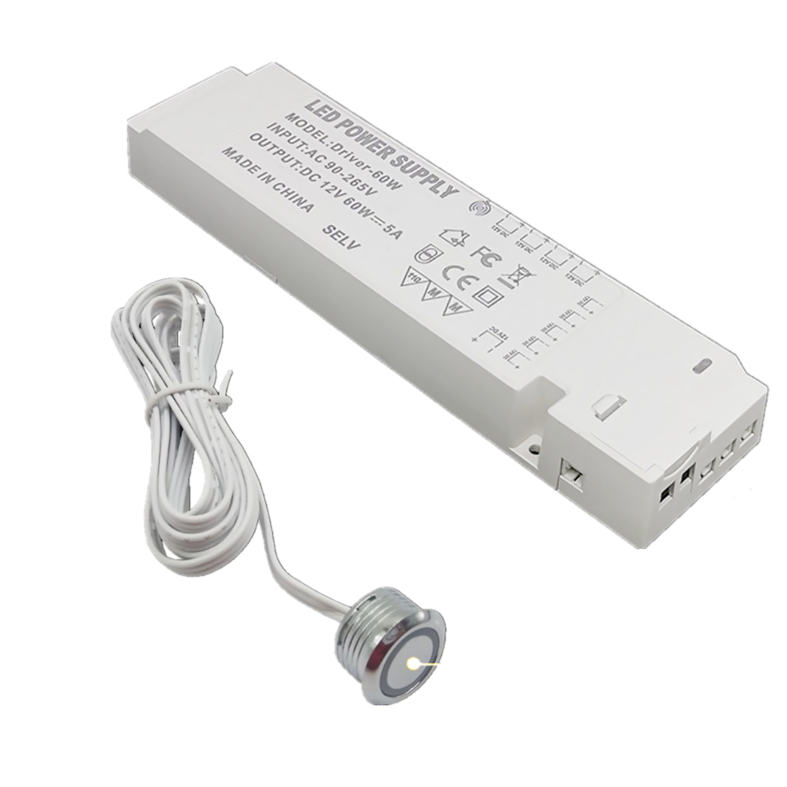 Multiple Sensor Modes Power Supply for LED  Light Strip Switch Transformer