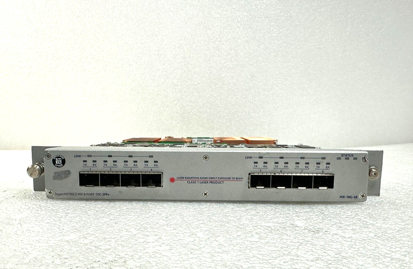 Spirent TestCenter MX-10G-S8 Hypermetrics MX 10G SFP+ 8 Ports SEE LAST PICTURES