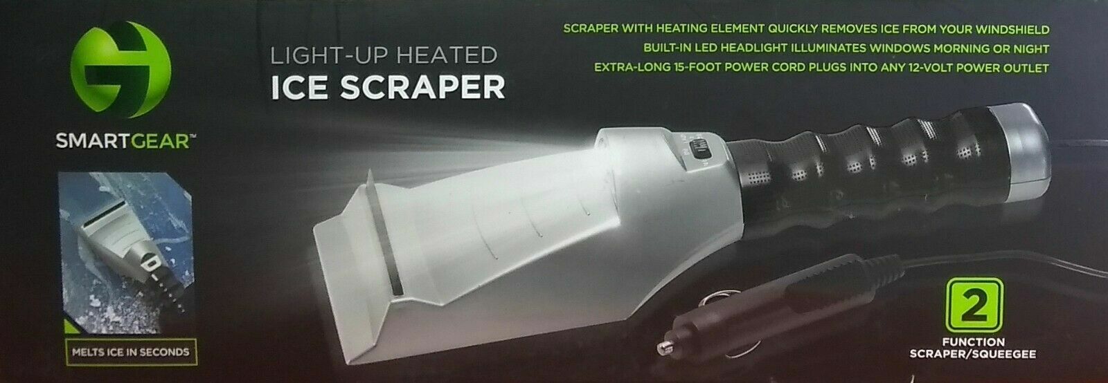 Smart Gear Light-Up Heated Ice Scraper