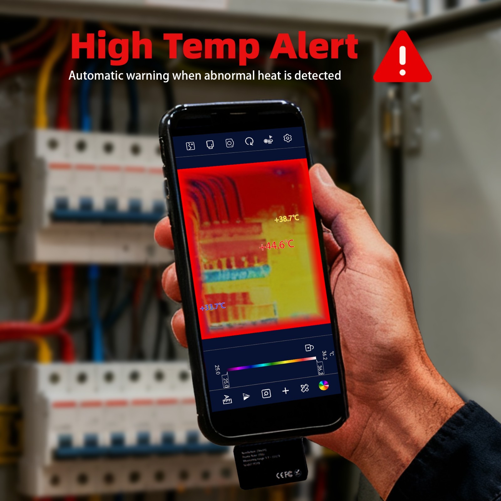 ANXTECH Mini Thermal Camera for Android Infrared Imaging Temperature Camera