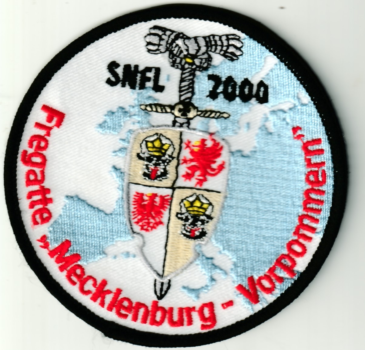 German Navy Bundesmarine Mecklenburg-Vorpommern (F218) SNLF 2000 patch