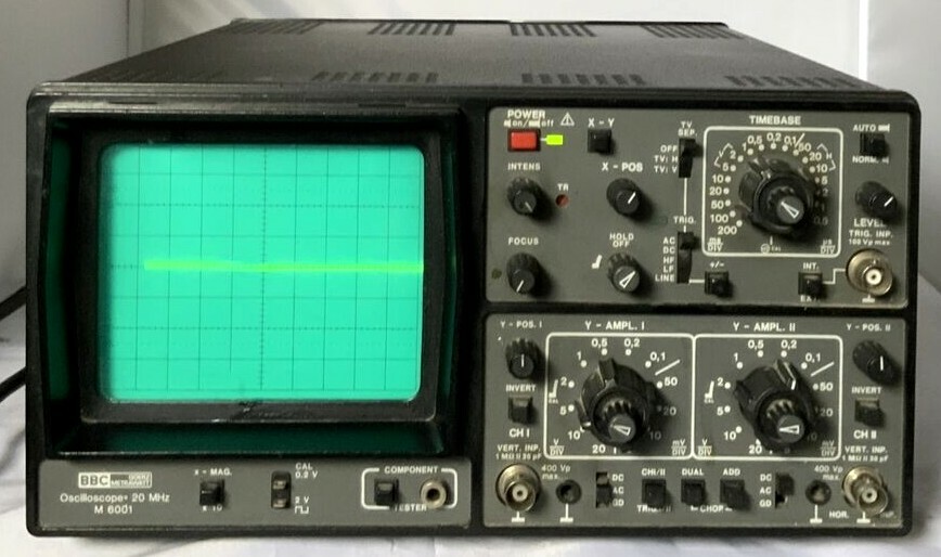 BBC Goerz Metrawatt Oscilloscope M6001 20 MHz