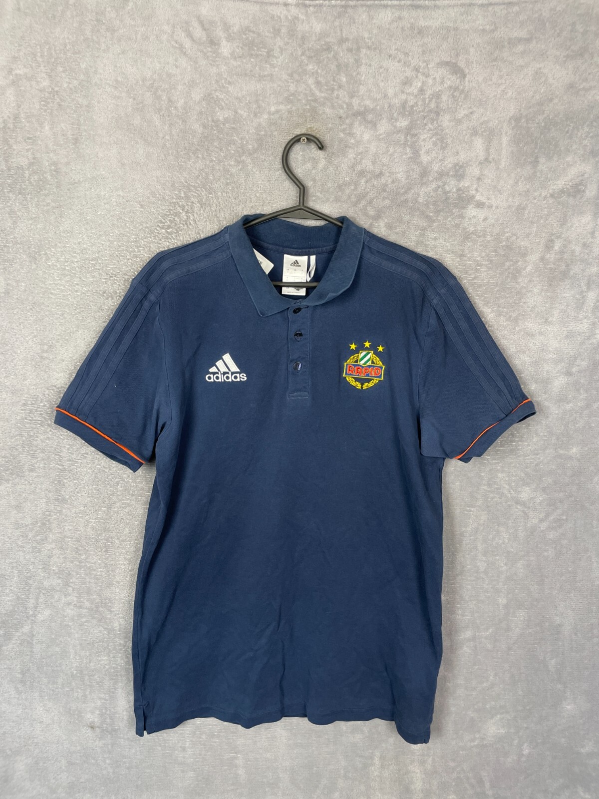 Rapid Training Jersey Football Polo Shirt Adidas Cotton Mens Size L