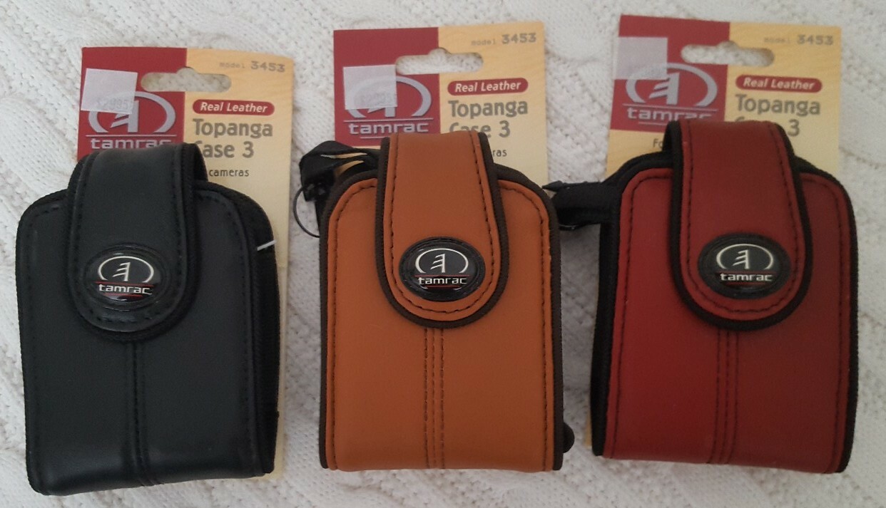 Tamrac Topanga Leather Case 3 - Brand New - Your choice of color
