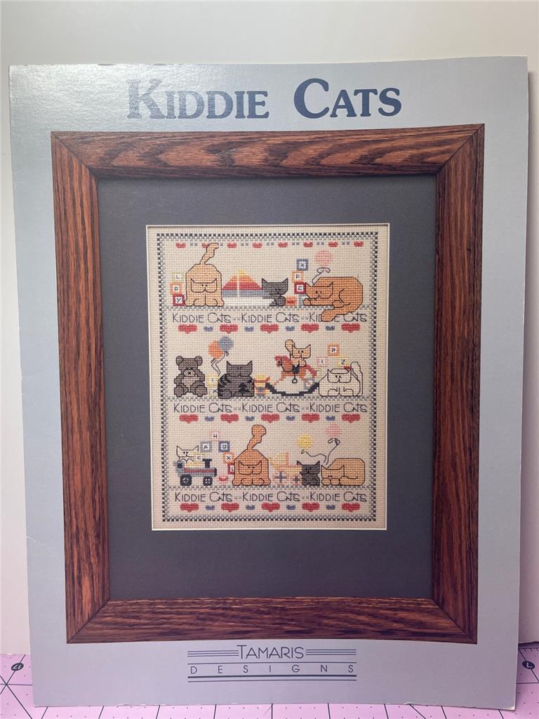 TAMARIS DESIGNS Counted Cross Stitch Leaflet - KIDDIE CATS