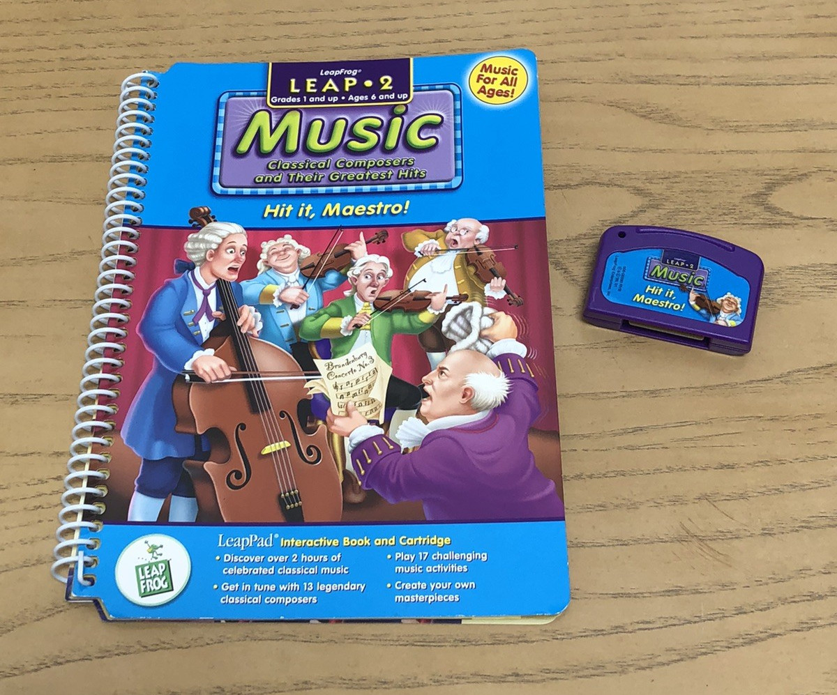 Leapfrog LeapPad Leap 2 Music Hit it, Maestro! Interactive Book & Cartridge