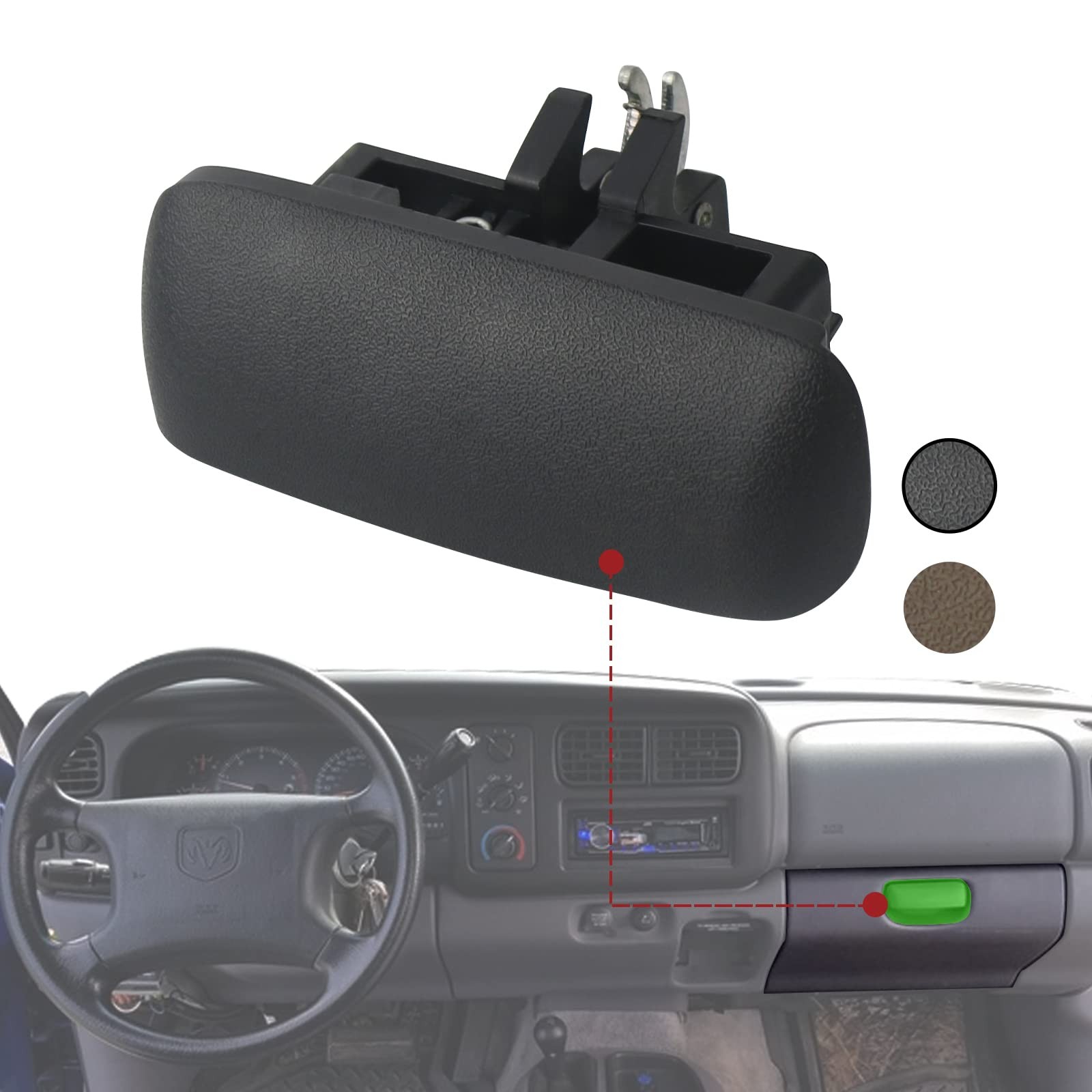 Glove Box Latch Handle Dodge Dakota Durango 1997-2000 5EM34LAZ