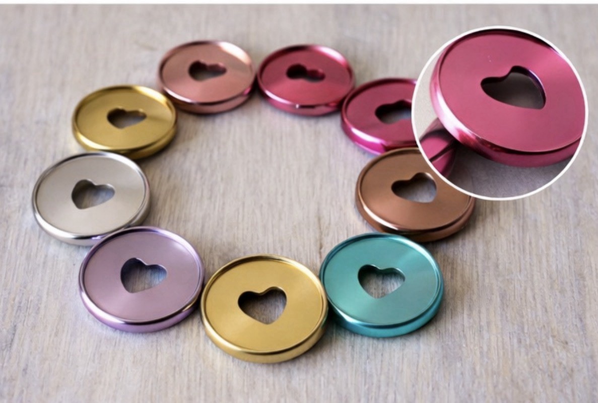 Happy Planner Large Metal Discs 1.25” Multicolor Set of 11 Discbound TUL Rainbow