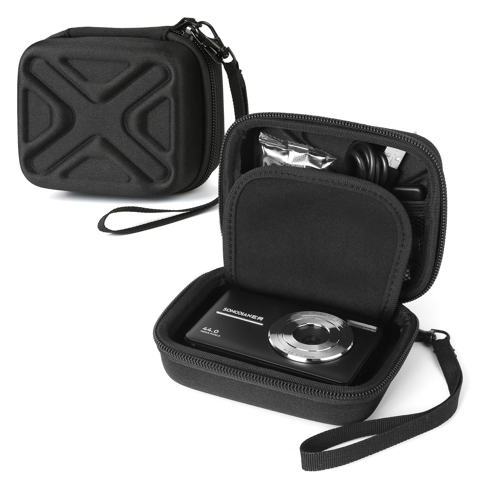 "Digital Camera Case – Fits AbergBest, Kodak, Canon, Sony, Travel Carry Bag"