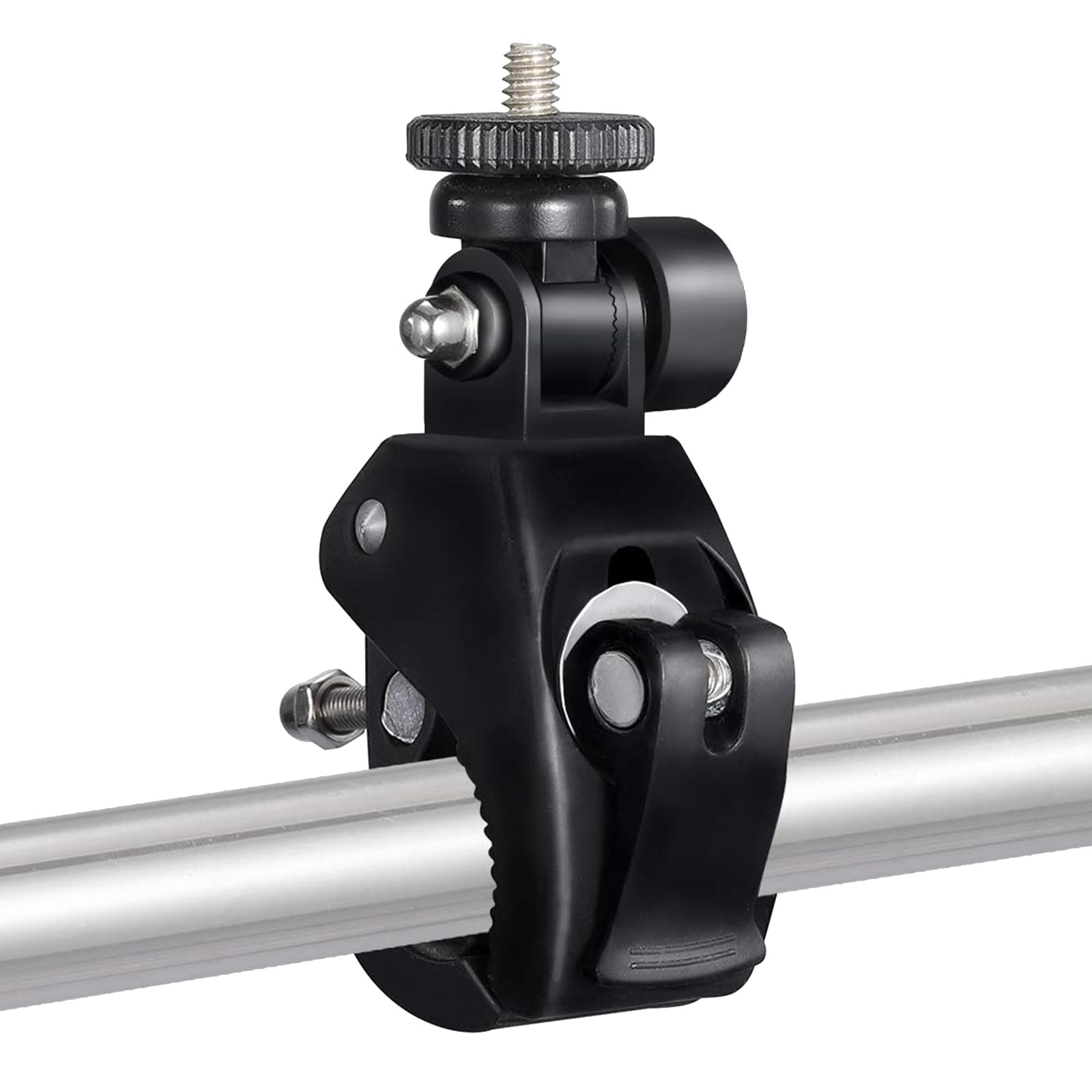 Super Clamp with 1/4"- 20 Threaded Head for LCD Monitor,DSLR Cameras,DV,Flash...