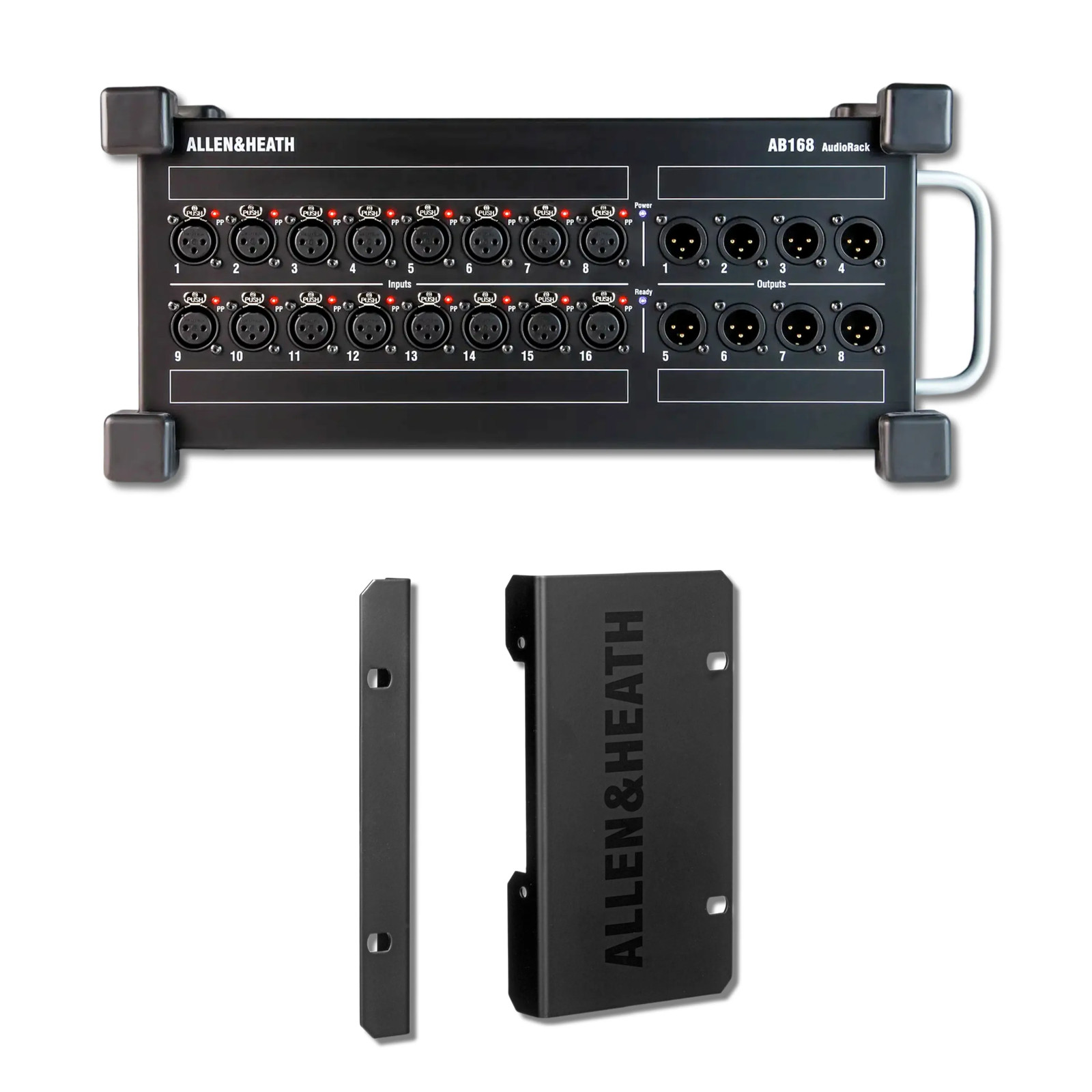 Allen and Heath AB168 16x8 Digital Stage Box with AB-168-RK19 Rackmount Kit