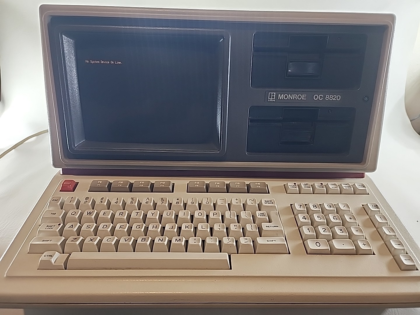 Litton Monroe OC 8820 Computer Functioning