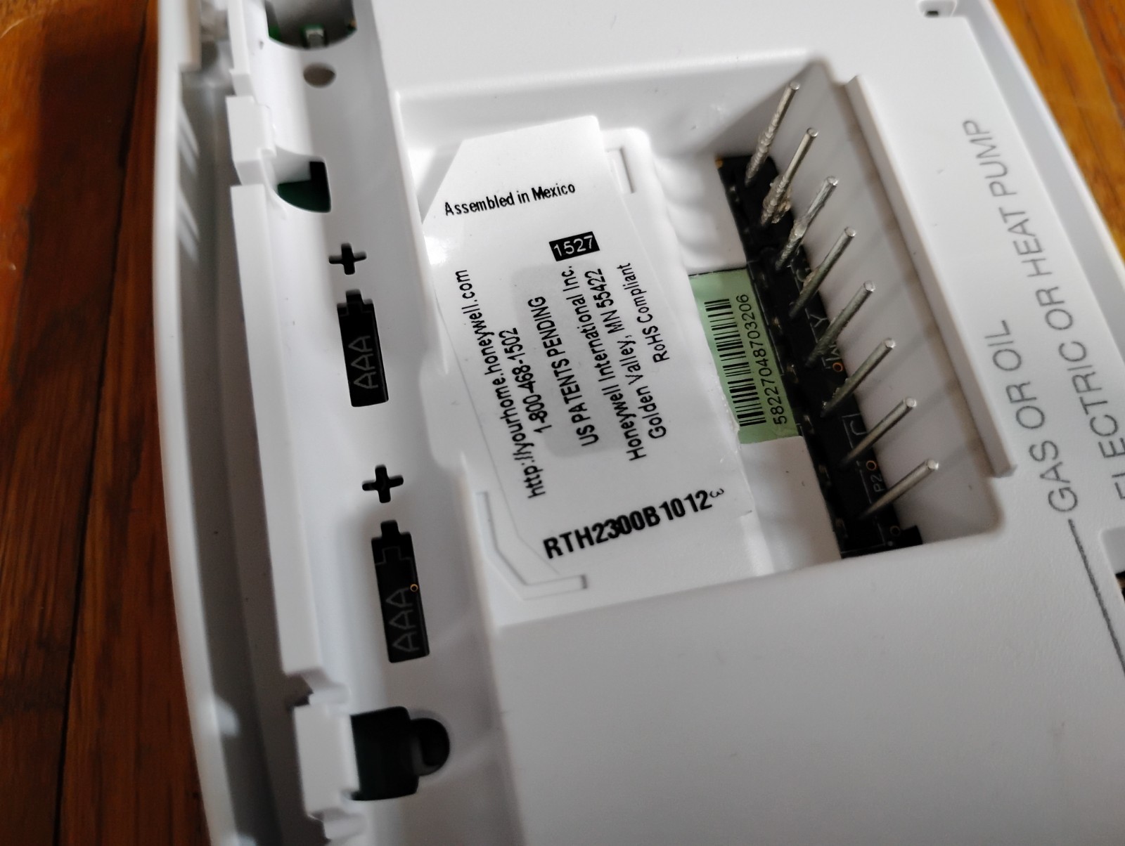 Honeywell RTH2300B1012 Programmable Thermostat