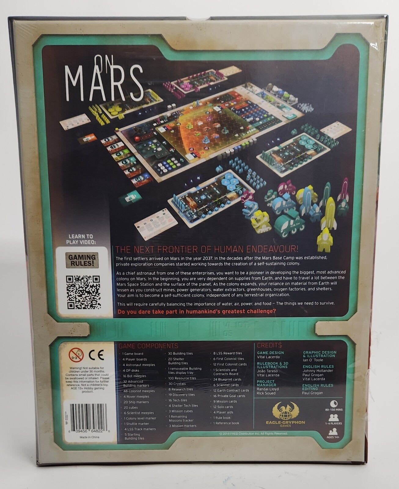 On Mars by Eagle Gryphon Games SEALED