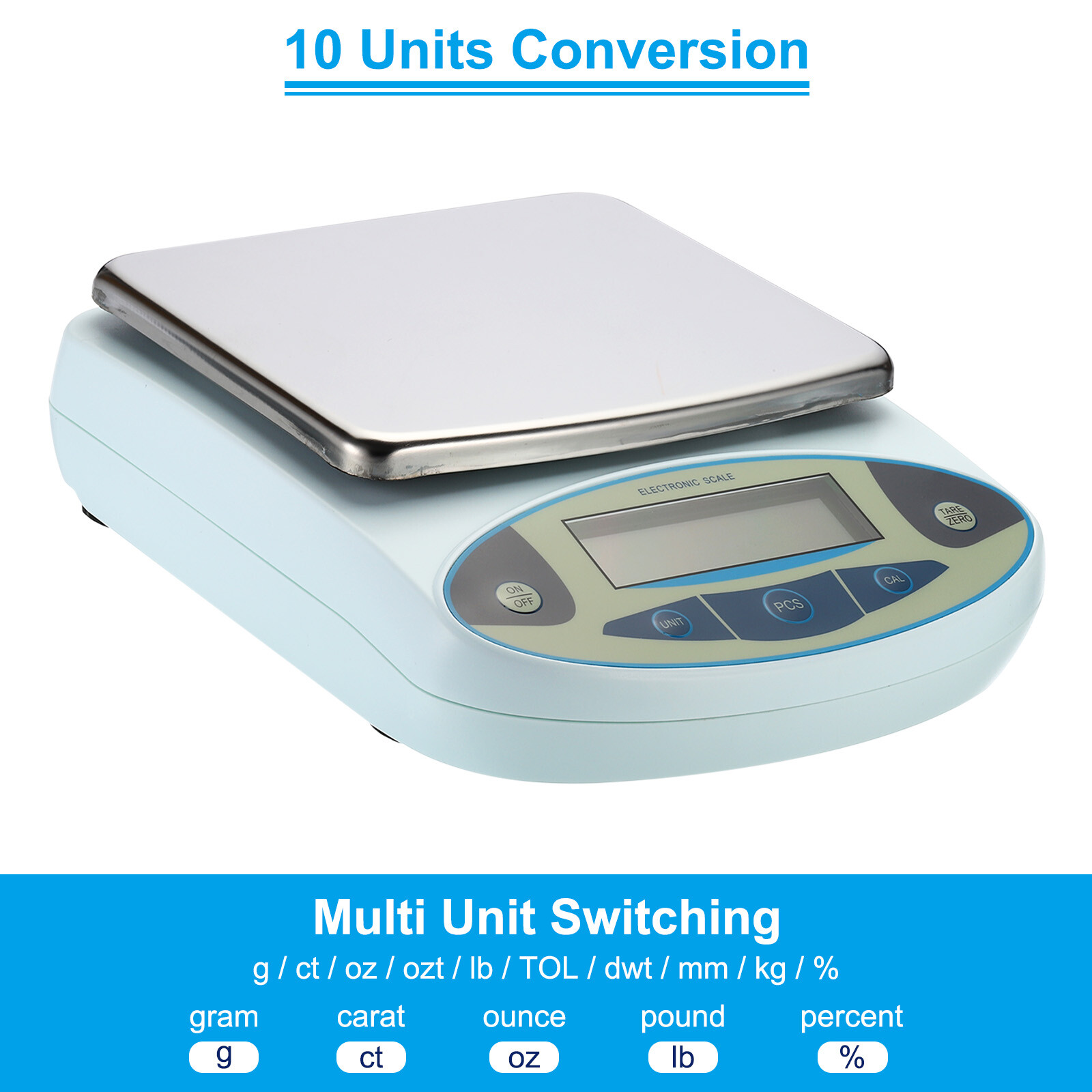 Lab Scale 5000gx0.01g High Precision Electronic Analytical Balance Sensitive
