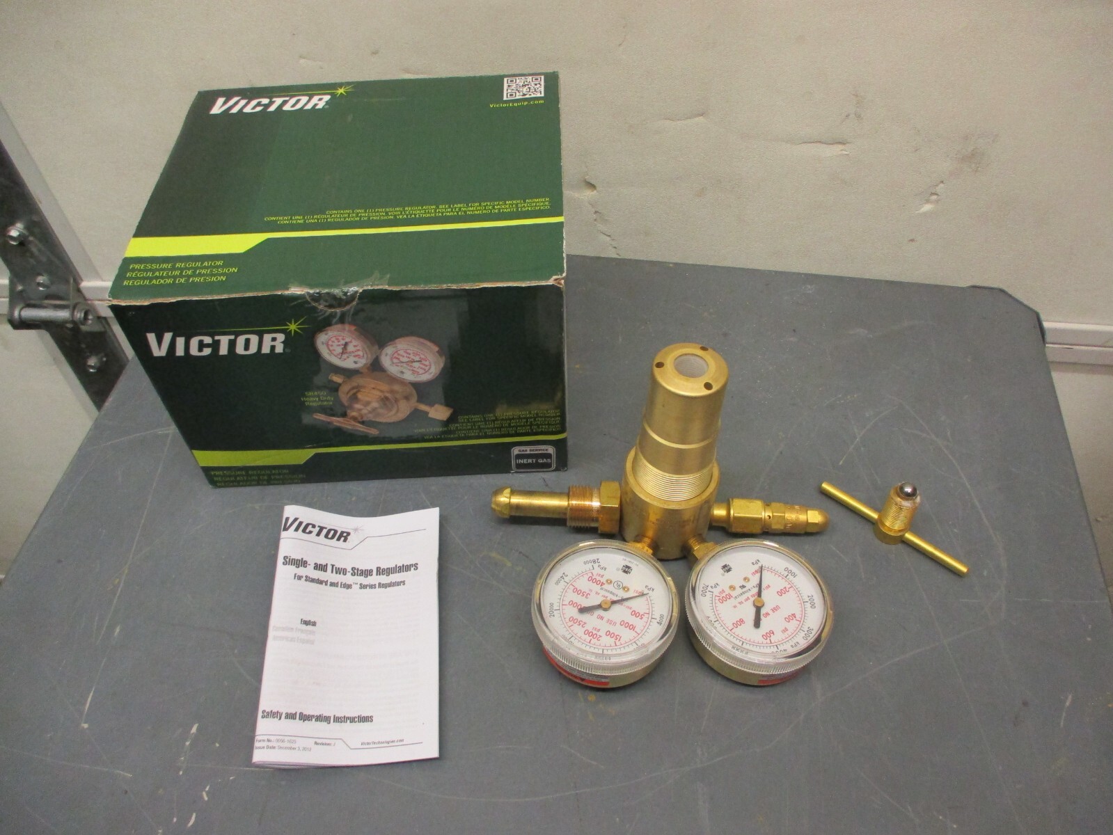 VICTOR 0781-1408 SR4F-580 Heavy Duty Gas Purge High Pressure Regulator
