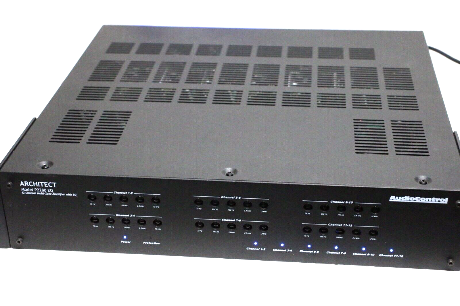 AudioControl Architect Model P2280EQ 12 Channel Multi-Zone High-Power Amplifier