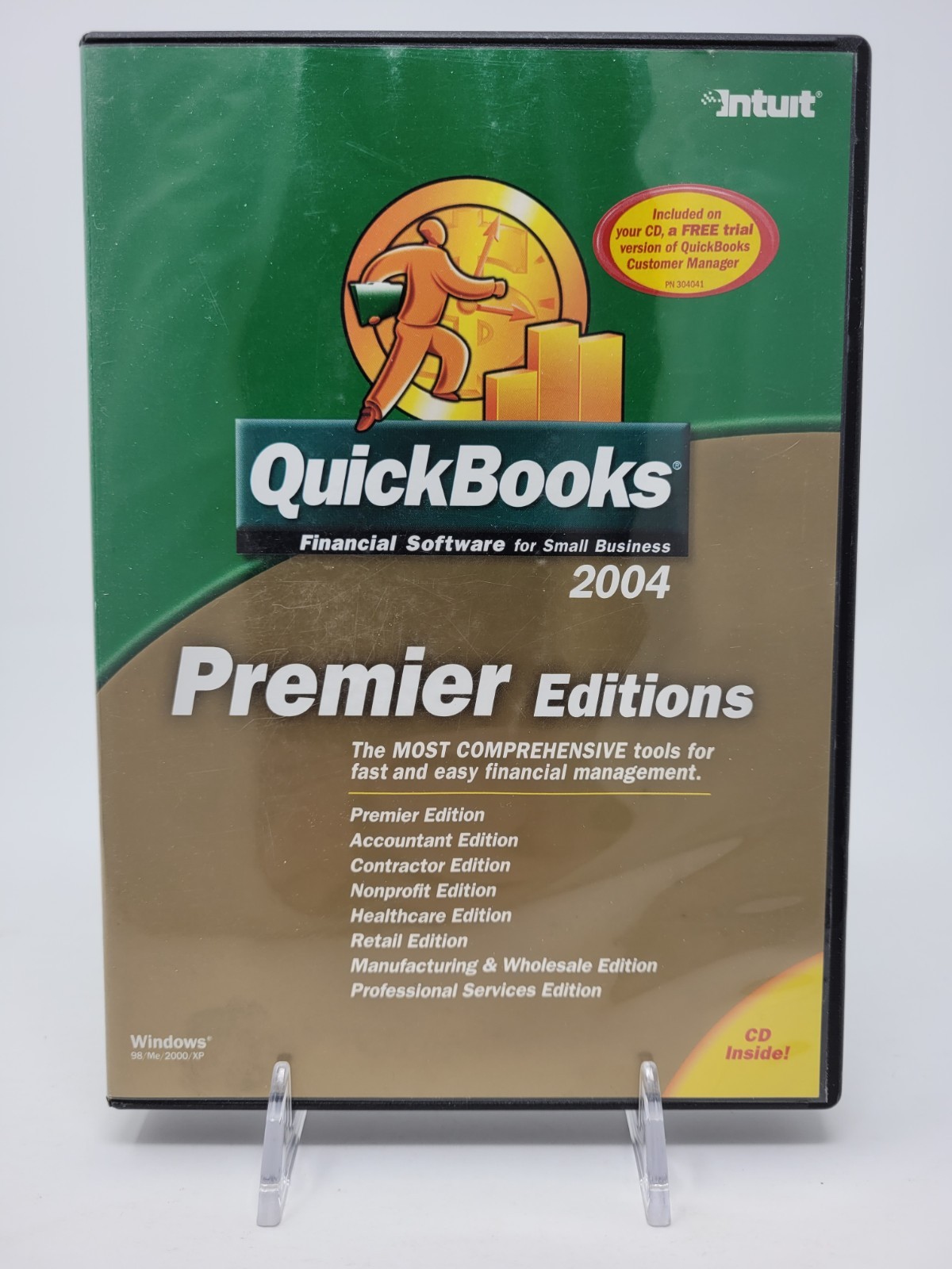 QuickBooks: Premier Editions 2004 CD w/ Product Key for PC Windows