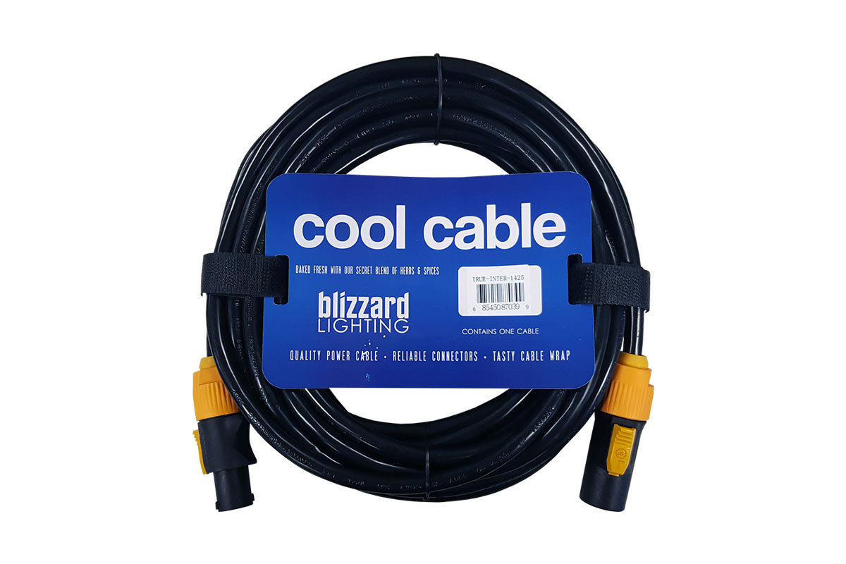 Blizzard PCT-INTER-1425 Powercon True1 to Powercon True1 compatible 25'