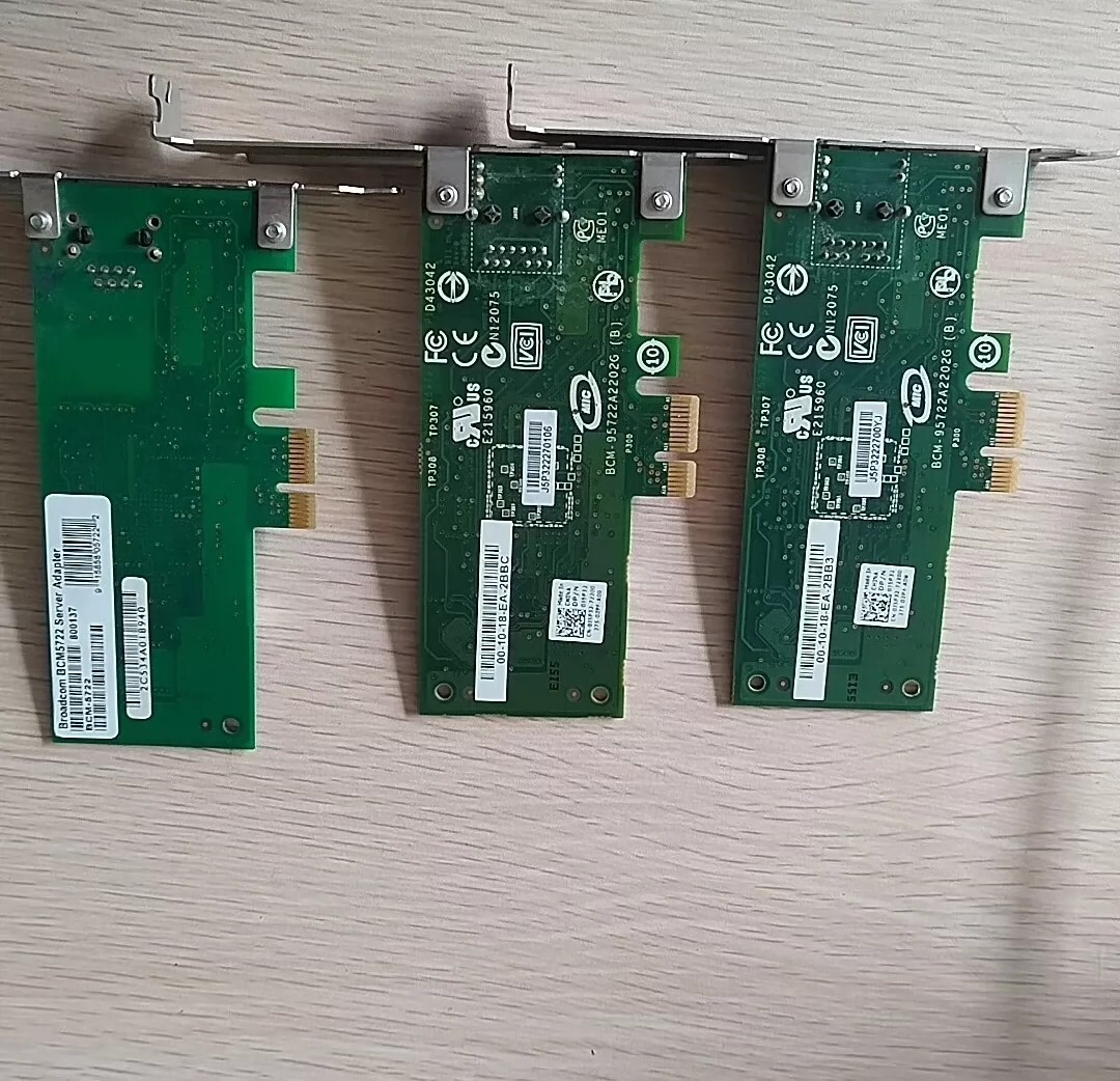 Broadcom BCM5722KFB1G PCIe X1 1000M  1 Port Gigabit Network Interface Adapter