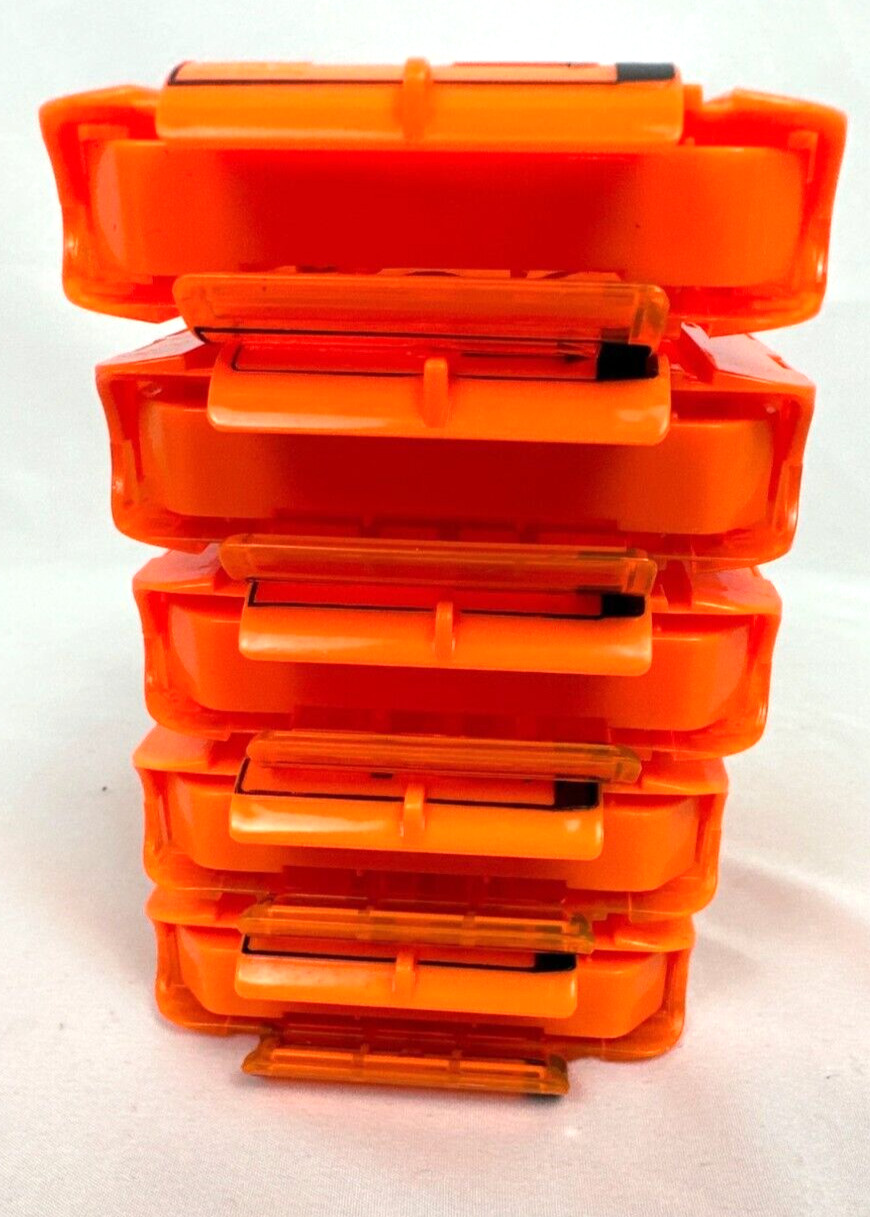Lot of 5 Nerf N-Strike 6 Round Magazines