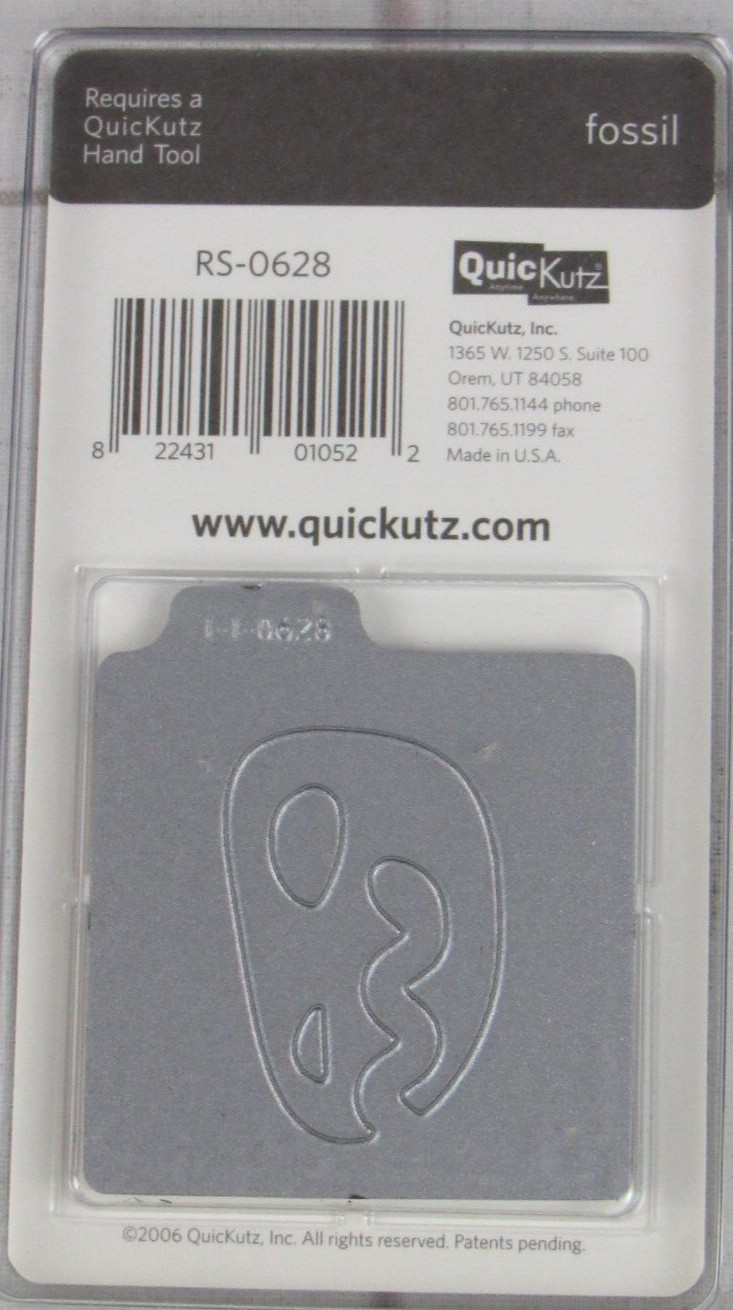 QuicKutz Fossil 2x2, 1 Cutting Die Set RS-0628
